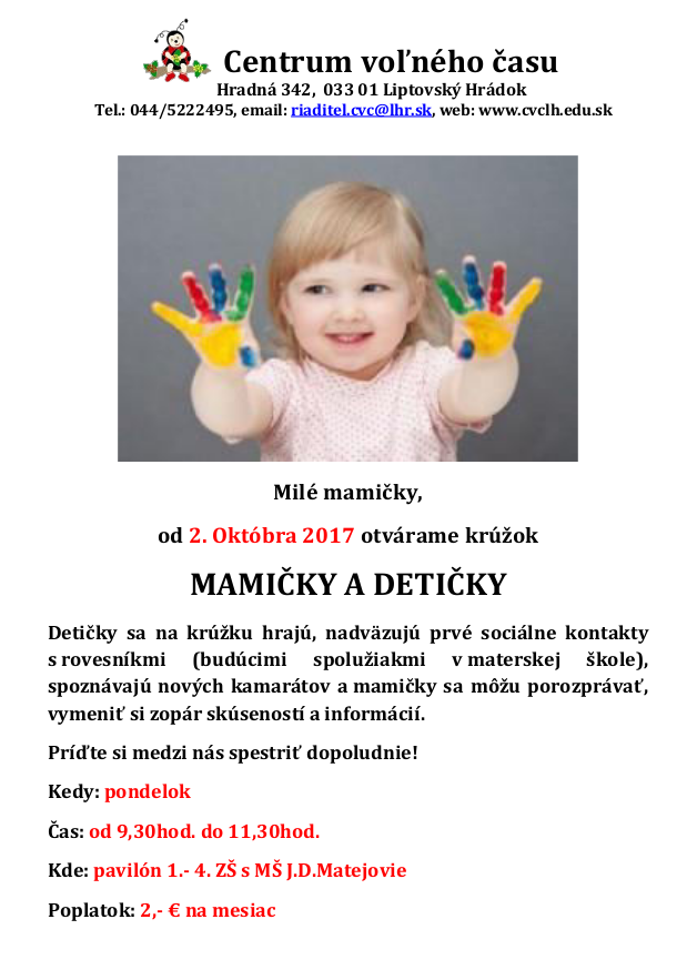 Mamičky detičky