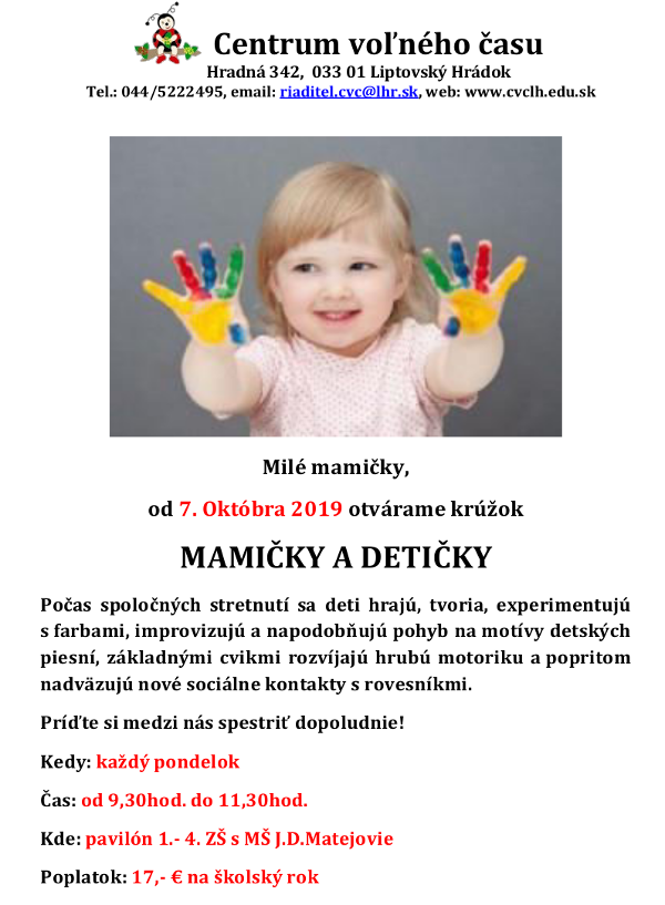 Mamičky detičky